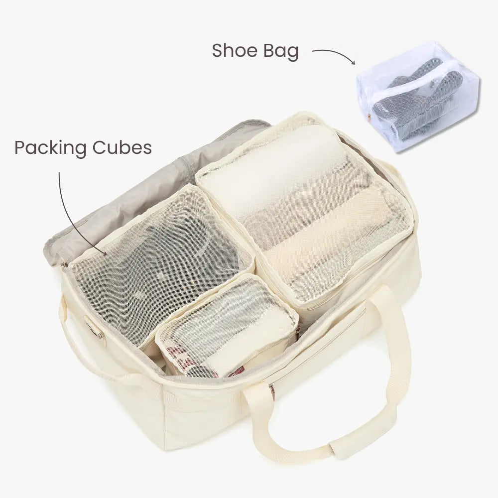 Jenni Travel Set: Packing Cubes & Shoe Bag